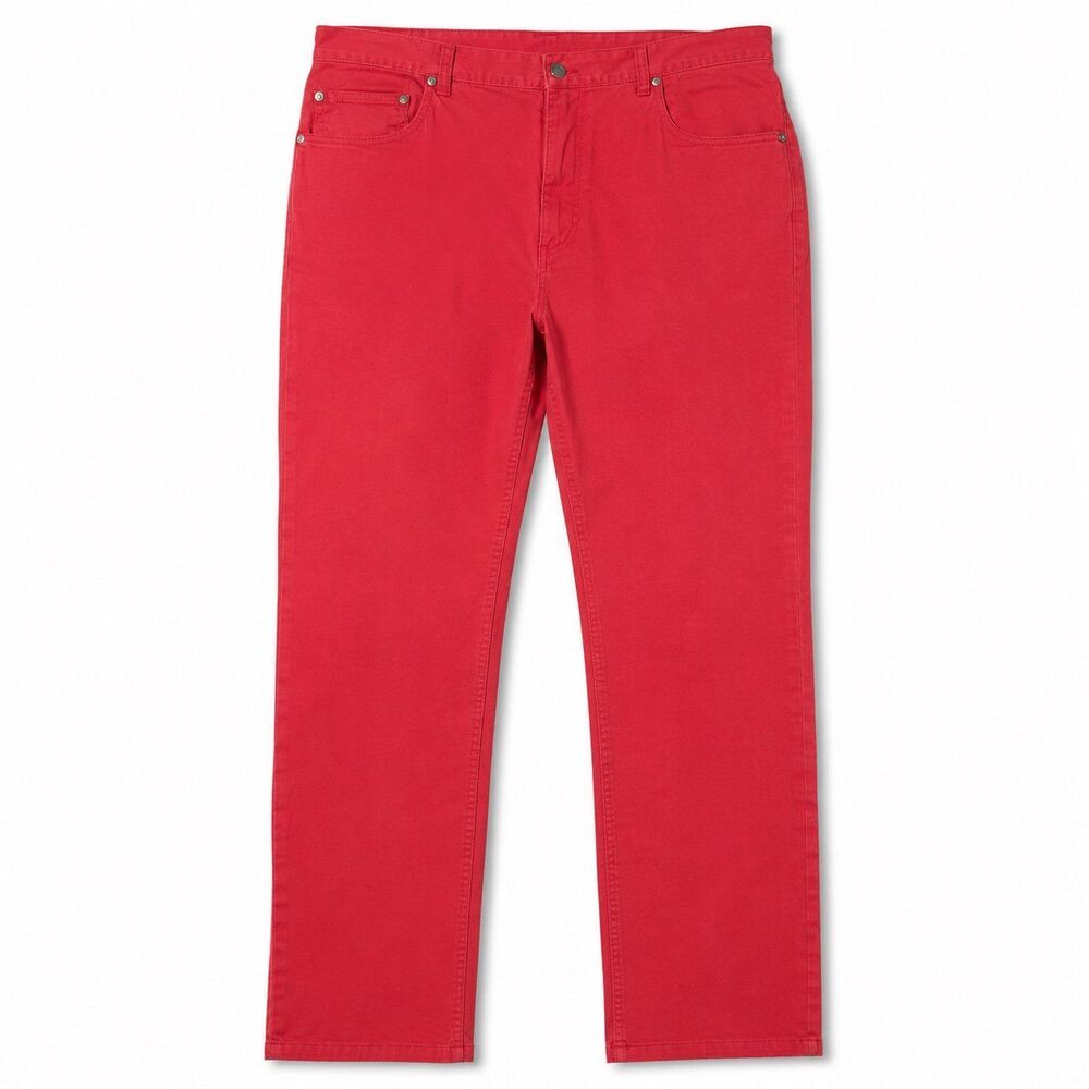Brooks Brothers 346 Slim Fit Red Pants Mens 40x31 Stretch Chino Golf